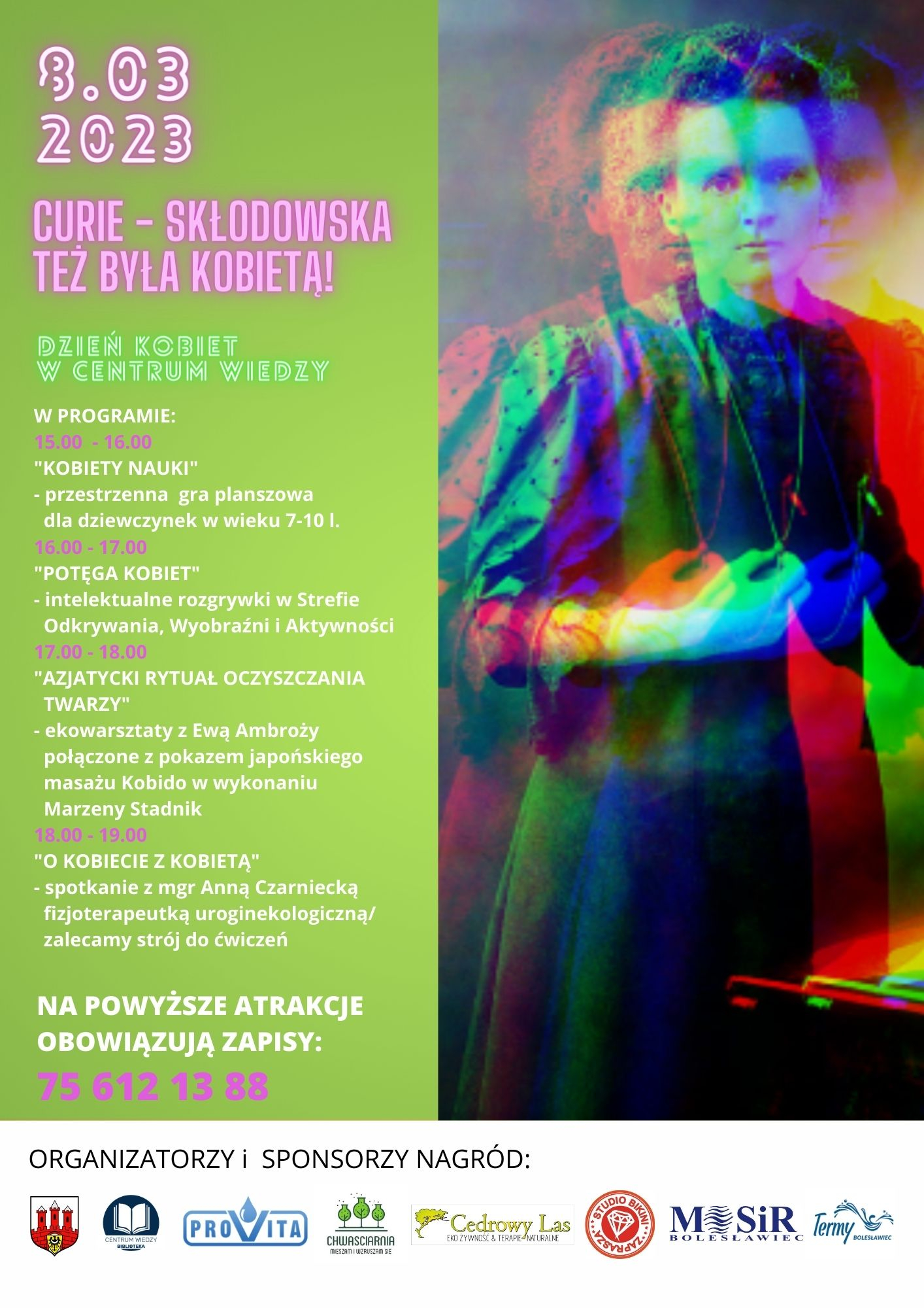Curie Skodowska plakat